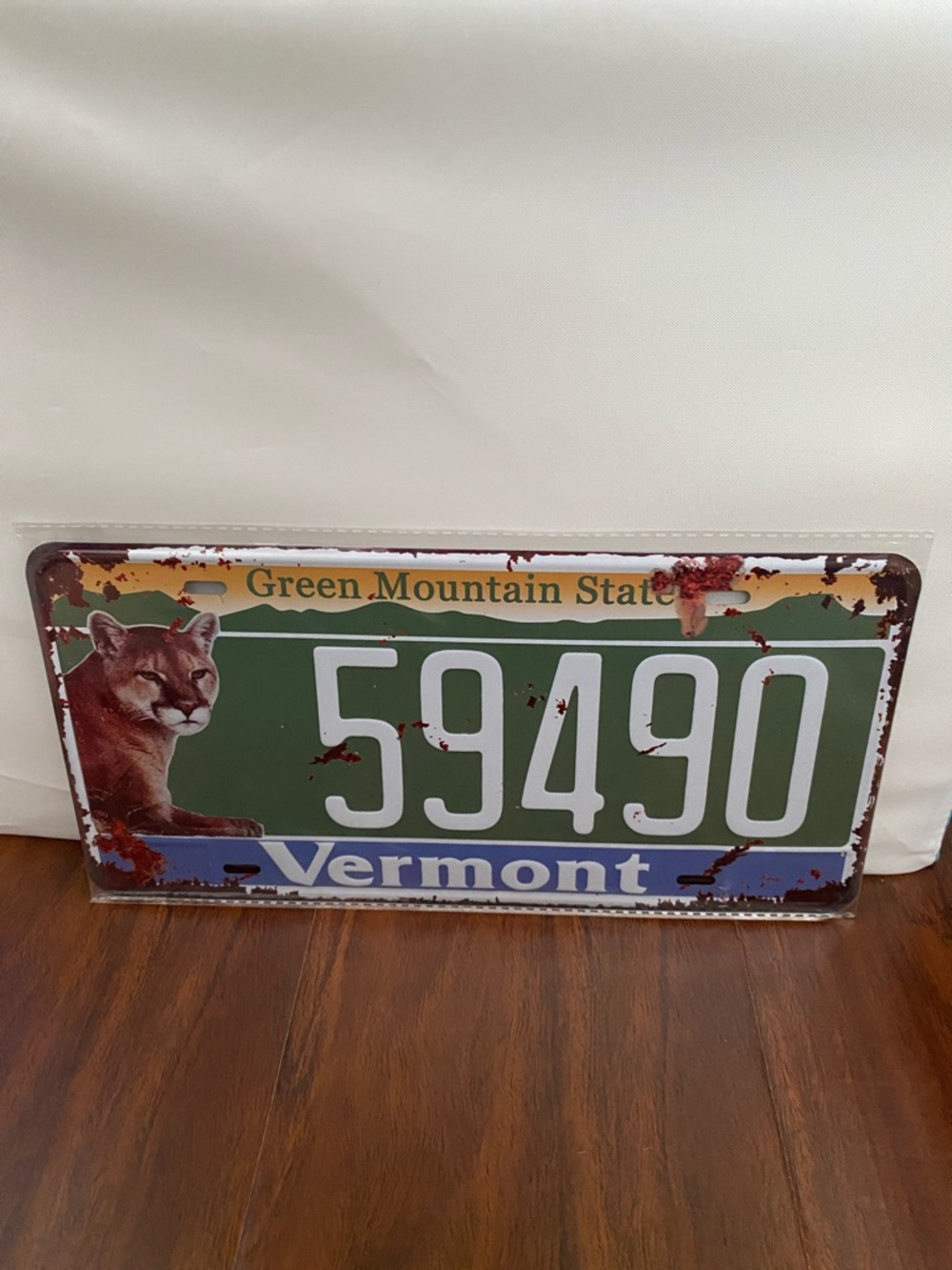 Vermont License Plate